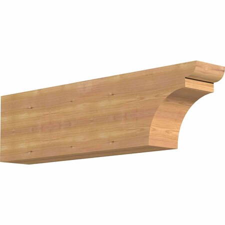 Ekena Millwork Yorktown Smooth Rafter Tail, Western Red Cedar, 5 1/2"W x 10"H x 36"L RFT06X10X36YOR00SWR